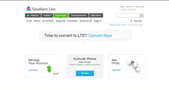 Desktop Screenshot of onlinestore.southernlinc.com